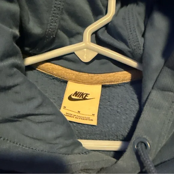 Nike Blue Hoodie with Drawstring - Picture 3 of 4